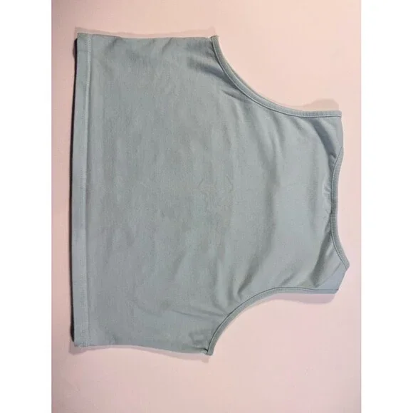 Light Blue 'Always Hungry' Cropped Top - Picture 5 of 5